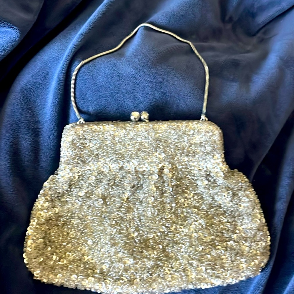La Regale LTD. Sequenced evening bag made in Hong Kong